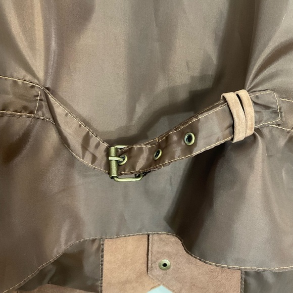 John L Blair Vest Men 2XLg Personal Choice 4 Snap Button Leather Western - BROWN - Picture 4 of 6